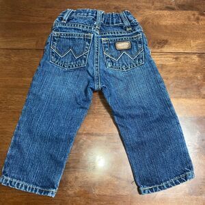 Wrangler baby boy size 12 months blue jeans rodeo western wear cowboy